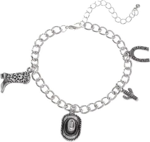 تشانغ تألق الغربية كاوبوي سوار متعدد الطبقات جلدية بوهو متعدد الطبقات خمر راعية البقر قبعة الأحذية أساور للنساء الرجال الغرب عطلة حزب مجوهرات هدايا in Kuwait