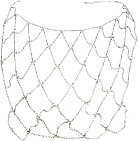 حجر الراين الجسم سلسلة مجوهرات بيكيني سلسلة التنانير مثير الجسم مجوهرات الذهب المنسوجة الهذيان ملهى ليلي حزب البطن سلسلة للنساء in Kuwait