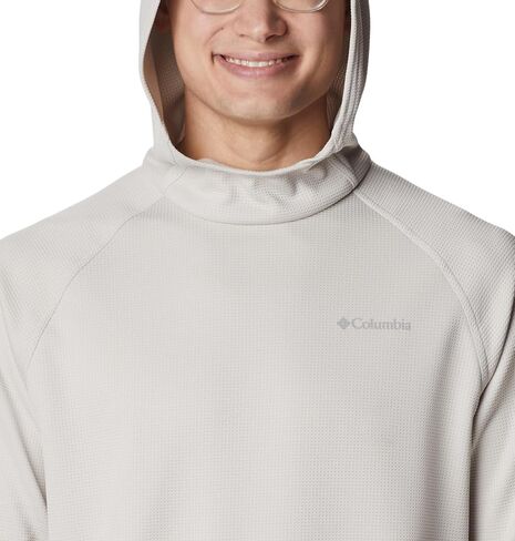 Columbia Men's Black Mesa Waffle Knit Hoodie in Saudi Arabia
