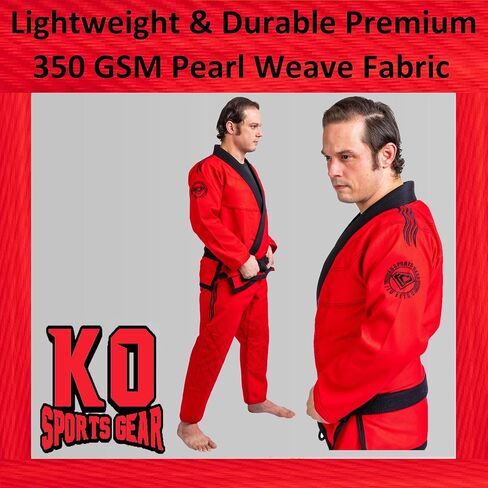 – Adult Gi Uniform Set, BJJ Jiu Jitsu Gi, Kimono and Pants, Pre-Shrunk in Saudi Arabia