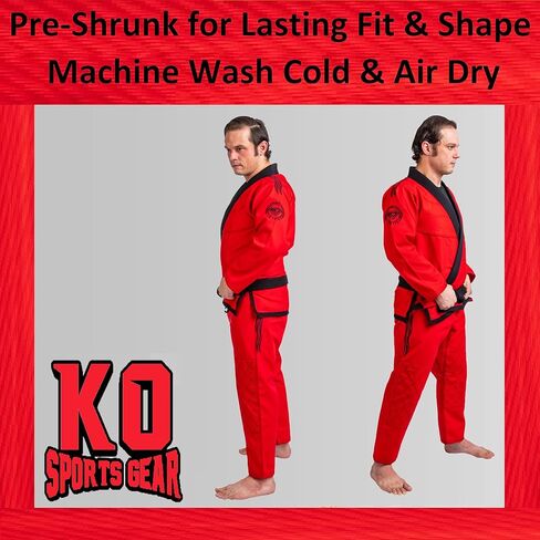 – Adult Gi Uniform Set, BJJ Jiu Jitsu Gi, Kimono and Pants, Pre-Shrunk in Saudi Arabia