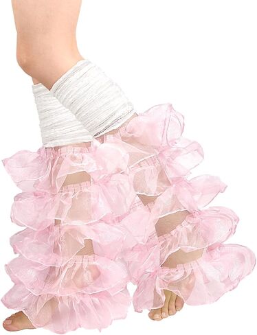 Benefeet Sox النساء الدانتيل تدفئة الساق الفتيات لطيف لوليتا Y2k موضة كشكش طويل التمهيد الجوارب Kawaii القوطي مكدسة شبكة تدفئة الساق in Saudi Arabia