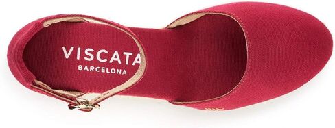 Viscata Estartit Espadrille Canvas Wedges Spain Handmade 3 ½" Heel Women's Sandals with Breathable Organic Cotton Canvas and 100% Natural Jute Midsole for all Occasions: Casual, Work, Party in Saudi Arabia