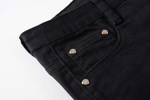 WJWLSKB Slim Fit Men's Jeans, Ripped Stretch Jeans Denim Pants in Saudi Arabia