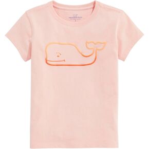 vineyard vines Girls' Lax Whale Short-Sleeve Pocket Tee