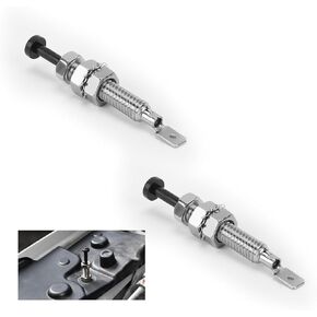 2 PCS Car Door Pin Switch, Adjustable Auto Bonnet Alarm Light Hood Switches, Momentary Door Latch Switch On Off for Most Automotive Trunk, Universal Car Accessories