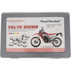 Road Passion 9.48mm O.D. 1.20mm-4.00mm Adjustable Valve Shim Kit Thick For Suzuki RMZ450 RMZ 450 2005-2020 /Yamaha TTR250 TTR 250 1999-2006 /WR250F WR 250 F 2015-2020 /YZ250F YZ250 F 2014-2021 (52pcs)