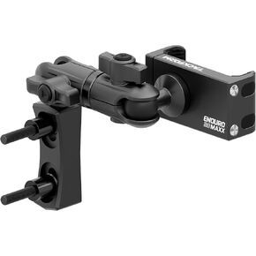 Tackform Chrome Motorcycle Perch/Brake/Clutch Reservoir Phone Mount - 20MAXX Spring Cradle | 3.5" Long Reach Arm | Billet Aluminum | Compatible with Harley-Davidson, Gold Wing, Honda, More