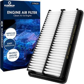 CA12061 Replacement Engine Air Filter, Efficient Filtration Offers 99% Air Purification, Fit for Acura MDX 3.5L/TLX L4 2.0L and Honda Passport/Pilot/Odyssey/Ridgeline.
