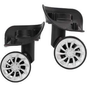 Alomejor Suitcase Casters Luggage Wheel Rotatable Travel Suitcase Caster Parts Accessories for Repair Replacement