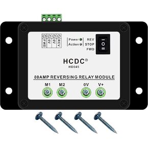 DC24V 80 Amp Forward and Reverse Relay Module for Motor/Linear Actuator, Reversing Relay Module