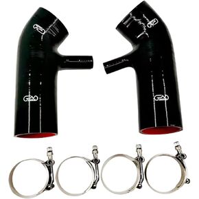 Silicone Air Intake Hose Kit Compatible With Nissan 370z Infiniti G37 2009-2014 (black)
