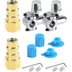 Piercing Valve,A/C Retrofit Valve Kit,Bullet Piercing Valve Kit with Dust Cap Converts,Car Accessories BPV-31 Refrigerator Tap Valve,Compatible with AP4502525,BPV31D,GPV14,GPV31,GPV38,GPV56