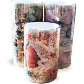 Journaling and Scrapbooking Stickers Set, Assorted Designs for Planners and Crafts (Magical Floral) in Kuwait