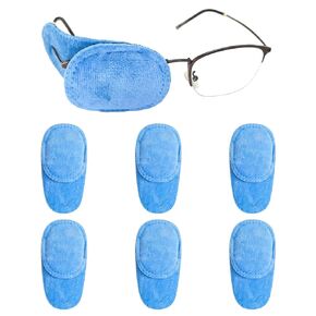Eye Patches for Adults Kids 12 Piece Patch Glasses Treat Lazy Amblyopia Strabismus Left or Right Eyes (Black)