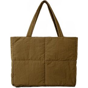 Tote Bag for Women, The Tote Bag with Zipper, Puffer Tote Bag