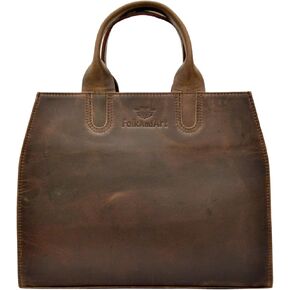 Premium Genuine Leather Tote Bag for Women Stylish Durable Handbag Multiple Pockets Handcrafted Shoulder Bag
