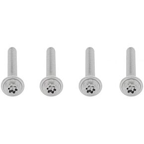 United Pacific 21033 Freightliner Cascadia Grill Screw Set - Chrome Finish, Black