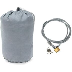 RAMPAGE PRODUCTS Custom Vehicle Cover for Jeep Wrangler LJ | with Lock, Cable & Storage Bag, 4-Layer, Grey | 1202 | Fits 2004-2006 Jeep Wrangler LJ