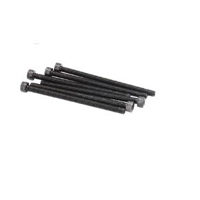 binifiMux 6pcs M6 x 100mm Full Thread Black Hexagon Socket Cap Head Bolt Alloy Steel 12.9 Grade