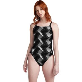 Speedo 80040530018/34 Precision Strappy Crossback Team Black/White 8/34