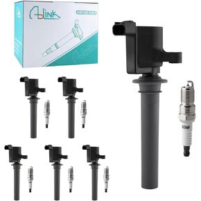 DG513/DG500 Ignition Coil Pack 6PCS & SP493 Spark Plugs (3.0L Only) For Ford Escape 2001-2008,Freestyle 2005-2007,Taurus 1999-2004,For Mazda Tribute 2001-2011,Mercury Mariner Montego Sable