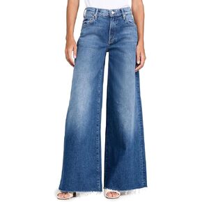 بنطلون جينز The Swisher Sneak Fray للسيدات من MOTHER in Kuwait