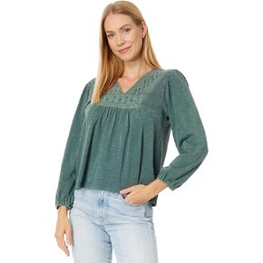 قميص فلاحي نسائي من Lucky Brand