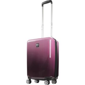FUL 3 Piece Set Impulse Rolling Luggage, Ombre Hardshell Suitcase with Spinner Wheels, 22, 26 and 31 Inch, Blue