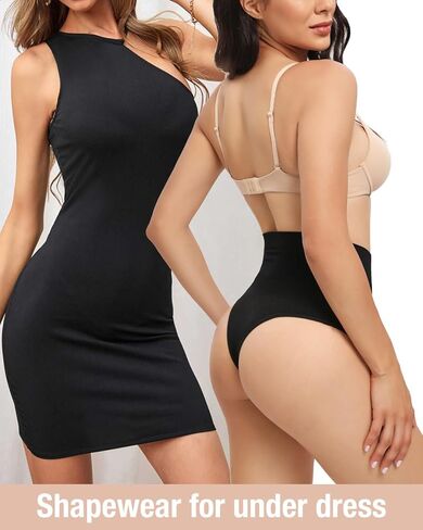 Shapewear Thong for Women Tummy Control Seamless Shaping Thong Panties Body Shaper Underwear Stomach in Saudi Arabia