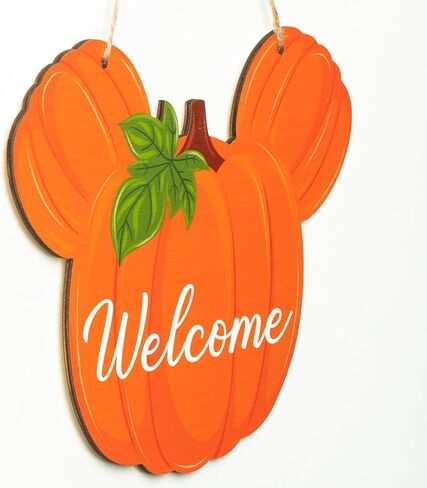 Andi Cppss Fall Mouse علامة ترحيب للباب لديكور الحائط، لافتة باب معلقة على شكل فأر الهالوين للباب الأمامي، لوحة الشرفة، ديكور باب عيد الشكر، ديكور باب اليقطين الخريفي، علامة ترحيب للمدخل الخارجي in Kuwait