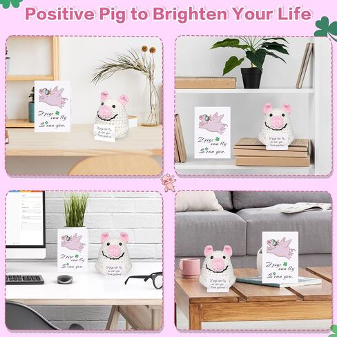 Positive Crocheted Potato with Affirmations Cards Emotional Support Crochet Positive Energy Gifts for Women Friends Christmas Gag Gift (Lightbrown, 1P) in Saudi Arabia