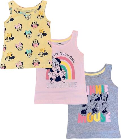 Disney Toddler/Little Girls Princess/Minnie Mouse Mulitple Tee-Shirt & Tanks in Saudi Arabia