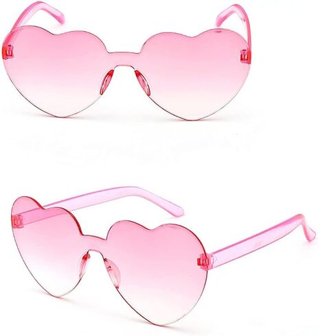 JTAISC Pink Cowgirl Hat with Heart Shaped Sunglasses - Cowboy Hat with Tiara Crown Rodeo Party Hats in Saudi Arabia