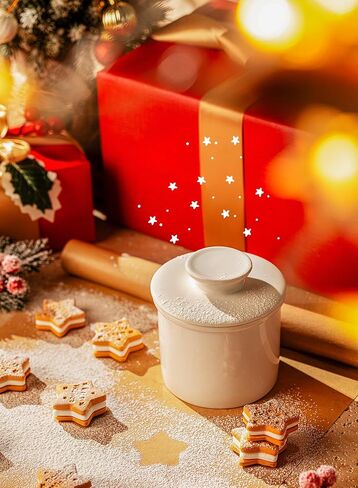 طبق زبدة سويزية - وعاء زبدة للعداد مع خط مياه للزبدة القابلة للتوزيع - حافظة زبدة فرنسية مع غطاء - لا مزيد من الزبدة الصلبة - أبيض، رقم 305.101 in Kuwait