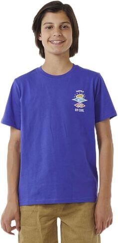 تي شيرت Rip Curl للأولاد بمقاس قياسي وأكمام قصيرة in Kuwait