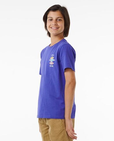 تي شيرت Rip Curl للأولاد بمقاس قياسي وأكمام قصيرة in Kuwait