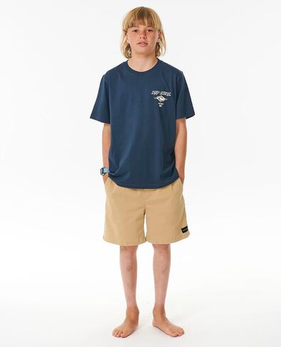 تي شيرت Rip Curl للأولاد بمقاس قياسي وأكمام قصيرة in Kuwait