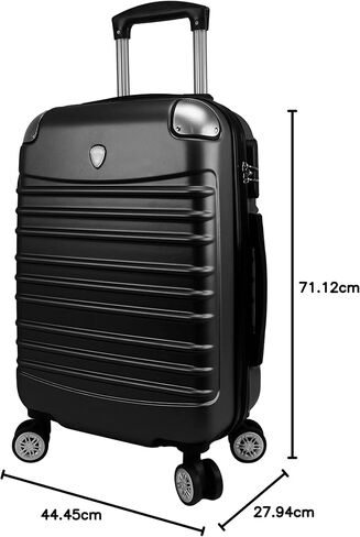 مجموعة حقائب السفر الدوارة من ديجونو إمباكت هاردسايد مكونة من 3 قطع، فضي، مقاس واحد in Kuwait