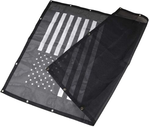 JeCar Bikini Top Sunshade Mesh Sun shade for Jeep Wrangler JL JLU & Gladiator JT 4 Door 2018-2024 (Plain Black) in Saudi Arabia