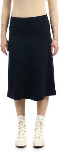 ESTEEZ Womens Cotton A-Line Skirt 23 Inch 25 Inch 27 Inch in Kuwait