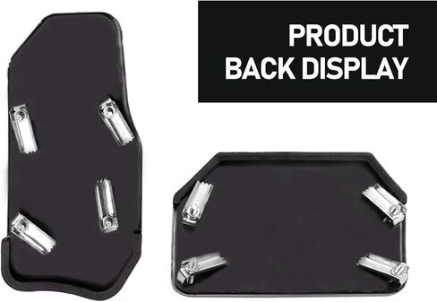 2 Pack Automatic Car Transmission Pedal Covers Kit, Sports Design, Scratch-Resistant Anti-Slip Vehicle Foot Pedals Accessories, Universal Automotive Transmission Brake Pad Decoration (Silver) in Kuwait