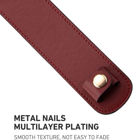 Shoulder Strap Pad Replacement,Microfiber Leather Strap Pads Detachable Cover for Tote Bag(burgundy) in Saudi Arabia