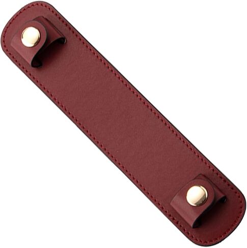 Shoulder Strap Pad Replacement,Microfiber Leather Strap Pads Detachable Cover for Tote Bag(burgundy) in Saudi Arabia