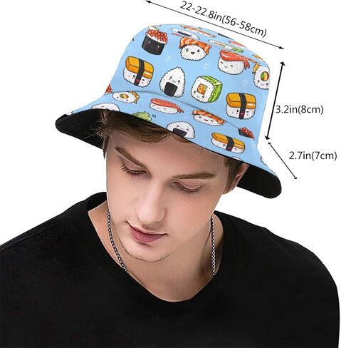 Bucket Hat Packable Breathable Sun Hats for Women Men Teens Unisex Summer Travel Beach Fisherman Cap in Saudi Arabia