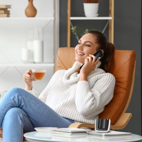 سانجين DECT 6.0 هواتف مكتبية لاسلكية للمنزل، سماعة مع معرف المتصل، الاستعلام عن الرقم، هواتف محمولة لاسلكية قابلة للتعديل ونغمة رنين للأعمال المكتبية in Kuwait