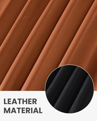 Auranso Girls Faux Leather Skirts A-Line Mini Skirts for Girls with Two Pockets in Saudi Arabia