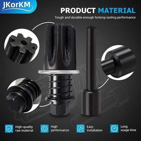 أداة تحول المحرك JDE81-1 + مجموعة دبابيس توقيت معدنية JDE81-4 متوافقة مع أنواع المحرك John Deere 4024 4039 4045 4239 4276 6359 6619 6059 6068 6076 6081 6090 6105 6125 6135. in Kuwait