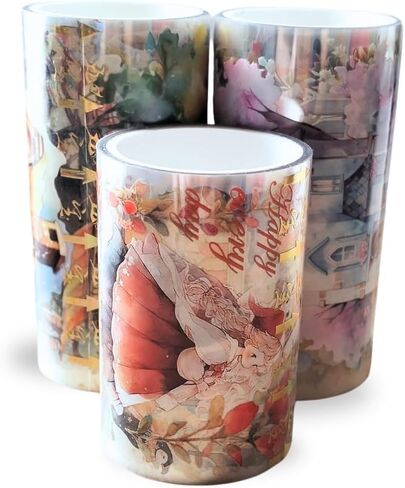 Journaling and Scrapbooking Stickers Set, Assorted Designs for Planners and Crafts (Magical Floral) in Kuwait