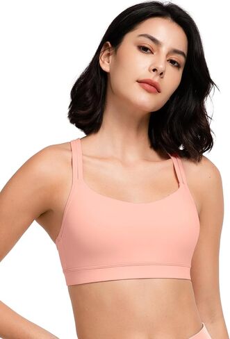 Yvette Yoga Sports Bra for Women - Padded Strappy Cute Sports Bra in Saudi Arabia